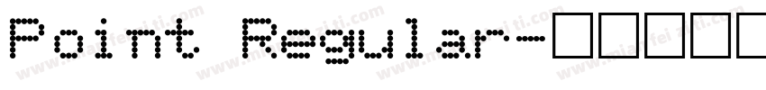Point Regular字体转换